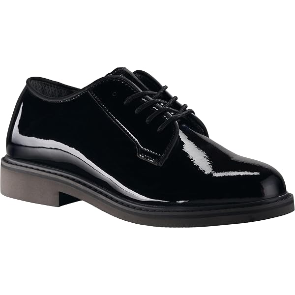 Amazon.com | Bates Women's Navy Premier Oxford Uniform Dress Shoe